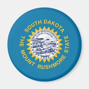 Flagge des Bundesstaates South Dakota Magnet