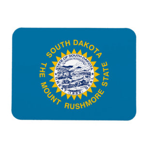 Flagge des Bundesstaates South Dakota Magnet