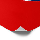 Flagge des Bundesstaates Tennessee Poster (Ecke)