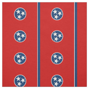 Flagge des Bundesstaates Tennessee Stoff