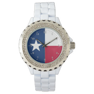 Flagge des Bundesstaates Texas Armbanduhr