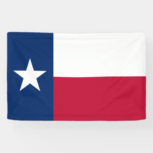 Flagge des Bundesstaates Texas Banner (Horizontal)