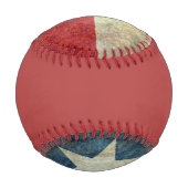 Flagge des Bundesstaates Texas Baseball (Rückseite)