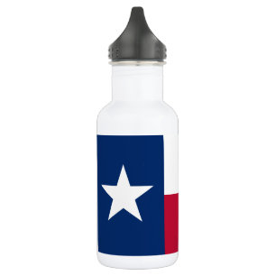 Flagge des Bundesstaates Texas Edelstahlflasche