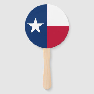 Flagge des Bundesstaates Texas Fächer