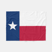 Flagge des Bundesstaates Texas Fleecedecke (Vorderseite (Horizontal))