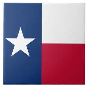 Flagge des Bundesstaates Texas Fliese