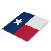 Flagge des Bundesstaates Texas Fliese (Seite)