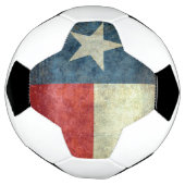 Flagge des Bundesstaates Texas Fußball (Gedreht)