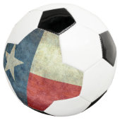 Flagge des Bundesstaates Texas Fußball (Dreiviertel)