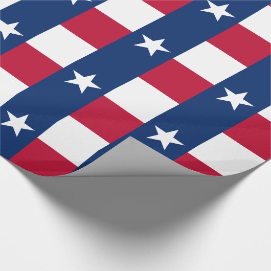 Flagge des Bundesstaates Texas Geschenkpapier (Ecke)
