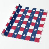 Flagge des Bundesstaates Texas Geschenkpapier (Ungerollt)