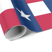 Flagge des Bundesstaates Texas Geschenkpapier (Rolleneckpunkt)