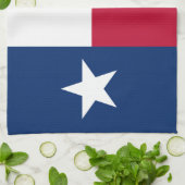 Flagge des Bundesstaates Texas Geschirrtuch (Gefaltet)