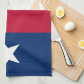 Flagge des Bundesstaates Texas Geschirrtuch (Viertel Falte)