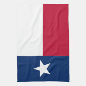 Flagge des Bundesstaates Texas Geschirrtuch (Vertikal)