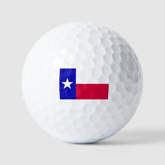 Flagge des Bundesstaates Texas Golfball (Vorderseite)