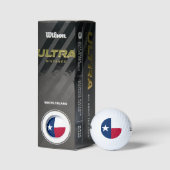Flagge des Bundesstaates Texas Golfball (Verpackungen)