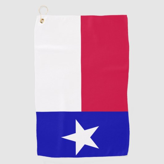Flagge des Bundesstaates Texas Golfhandtuch (Vorderseite)