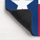 Flagge des Bundesstaates Texas Mousepad (Ecke)