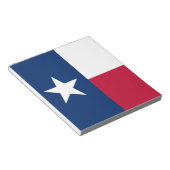 Flagge des Bundesstaates Texas Notizblock (angewinkelt)