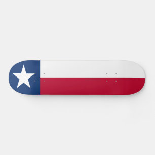 Flagge des Bundesstaates Texas Skateboard