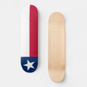 Flagge des Bundesstaates Texas Skateboard (Vorderseite)