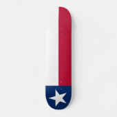 Flagge des Bundesstaates Texas Skateboard (Vorderseite)