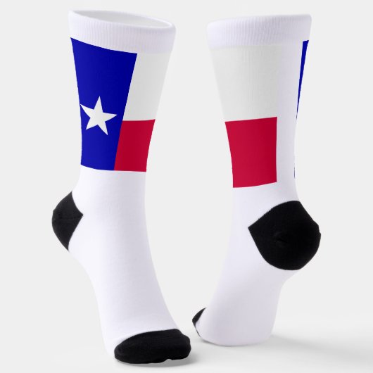 Flagge des Bundesstaates Texas Socken (Gewinkelt)