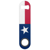 Flagge des Bundesstaates Texas Speed Flaschenöffner (Rückseite)