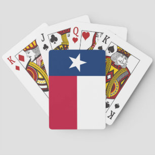Flagge des Bundesstaates Texas Spielkarten