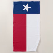 Flagge des Bundesstaates Texas Strandtuch (Vorderseite)