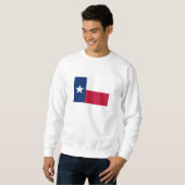 Flagge des Bundesstaates Texas Sweatshirt (Vorne ganz)
