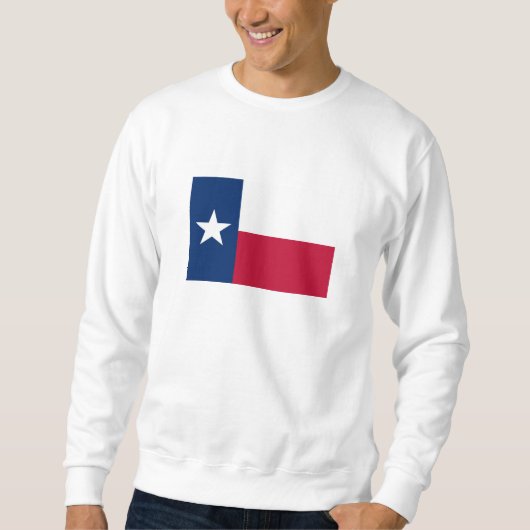 Flagge des Bundesstaates Texas Sweatshirt (Vorderseite)