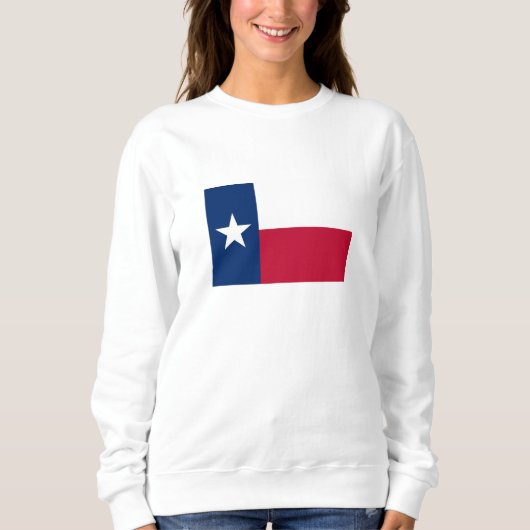 Flagge des Bundesstaates Texas Sweatshirt (Vorderseite)
