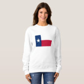 Flagge des Bundesstaates Texas Sweatshirt (Vorne ganz)