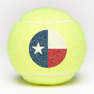 Flagge des Bundesstaates Texas Tennisbälle