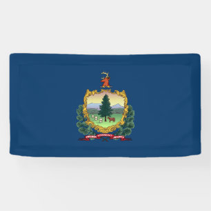 Flagge des Bundesstaates Vermont Banner