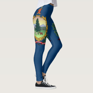 Flagge des Bundesstaates Vermont Leggings