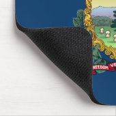 Flagge des Bundesstaates Vermont Mousepad (Ecke)