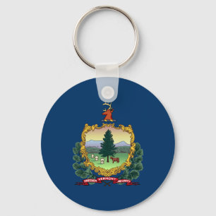 Flagge des Bundesstaates Vermont Schlüsselanhänger