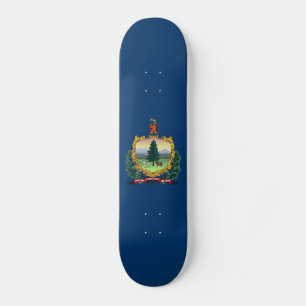 Flagge des Bundesstaates Vermont Skateboard