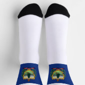 Flagge des Bundesstaates Vermont Socken (Oben)
