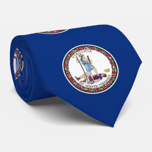 Flagge des Bundesstaates Virginia Krawatte