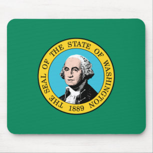Flagge des Bundesstaates Washington Mousepad