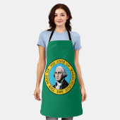 Flagge des Bundesstaates Washington Schürze (Getragen)
