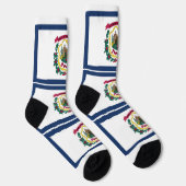 Flagge des Bundesstaates West Virginia Socken (Rechts)
