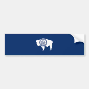 Flagge des Bundesstaates Wyoming Autoaufkleber