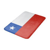 Flagge des Chilen Badematte (Schrägansicht)