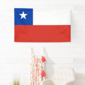Flagge des Chilen Banner (Insitu)